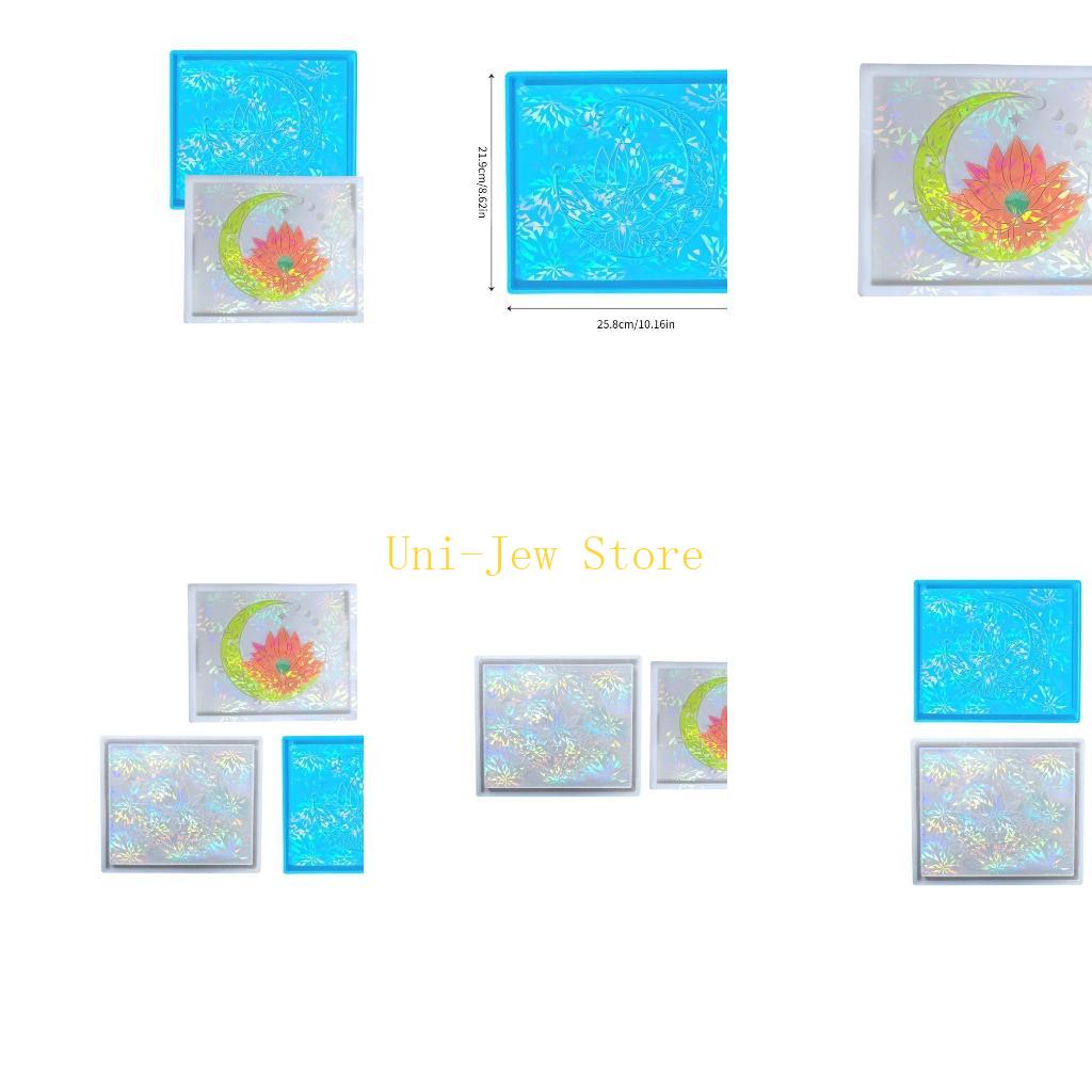 Tray Mold Rectangle - Cetakan Tatakan Silikon 40GB Cetakan Resin