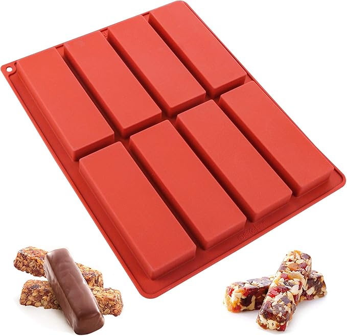 Tray Mold Rectangle - Cetakan Mentega 8 Lubang, Cetakan Granola