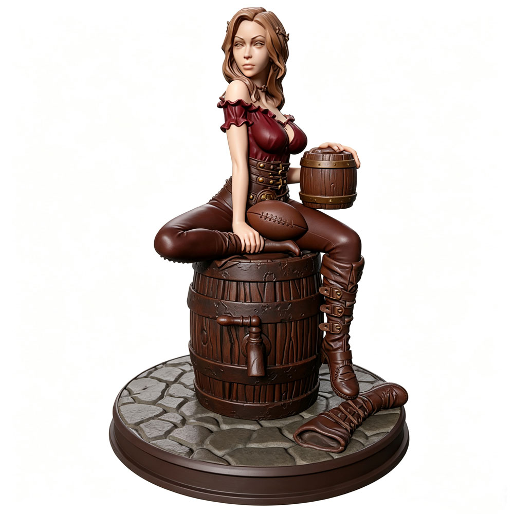 Resin Art On Wood - Patung Miniatur Resin 1/24, Kit Model