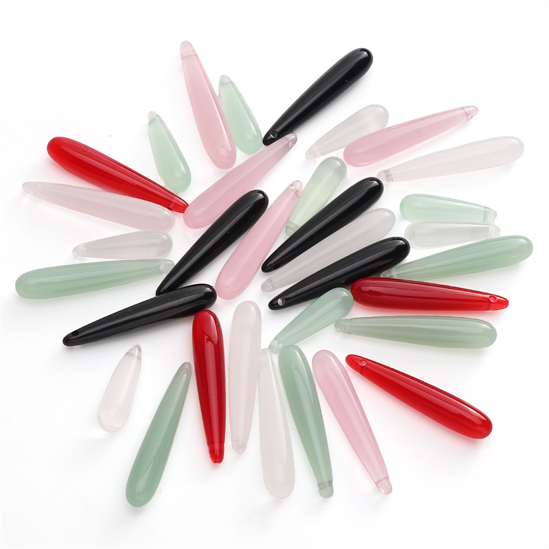 Resin Art Calligraphy - 5 Buah Manik-manik Resin Bentuk Tetesan