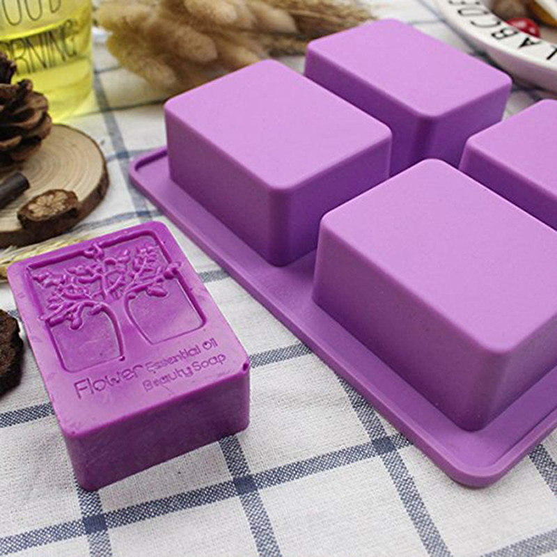 Tray Mold Rectangle - Pohon Kehidupan Persegi Panjang Silikon Cetakan