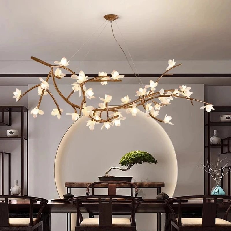 Resin Art On Wood - Lampu gantung led dekorasi rumah kayu