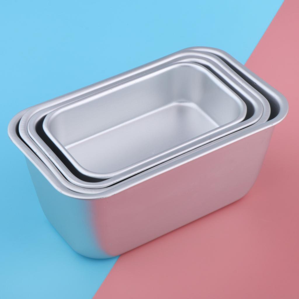 Tray Mold Rectangle - Cetakan Kue Persegi Panjang dari Aluminium