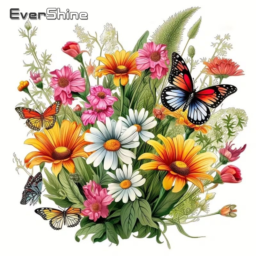 Resin Art Wallpaper - EverShine Lukisan Berlian Bulat Persegi Penuh