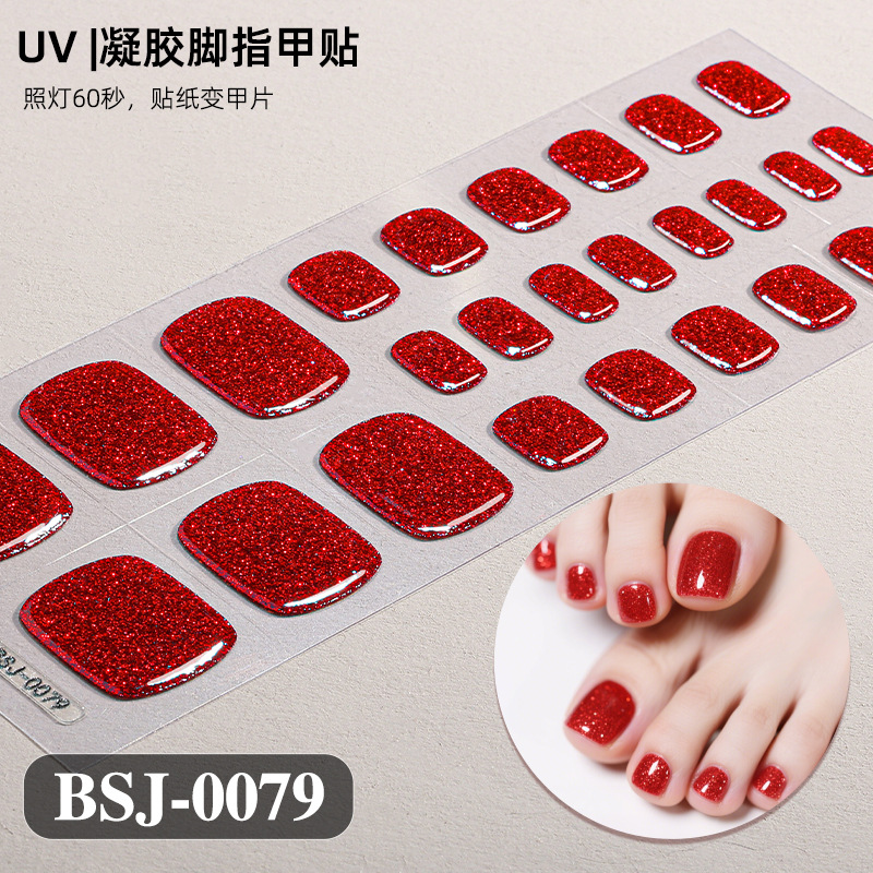 Uv Lamp Nail Resin - Stiker Kuku Gel untuk Jari Kaki,