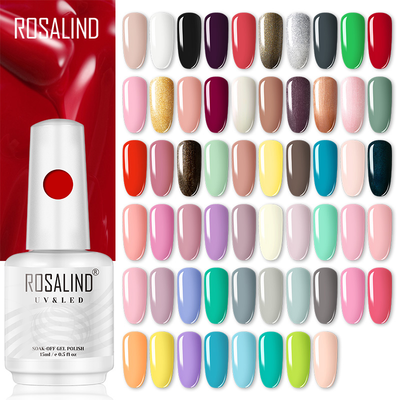 Uv Lamp Nail Resin - ROSALIND Lem Kuku 15ML Botol Kaca