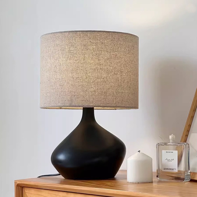 Resin Art On Wood - Lampu Meja Samping Tempat Tidur Desain