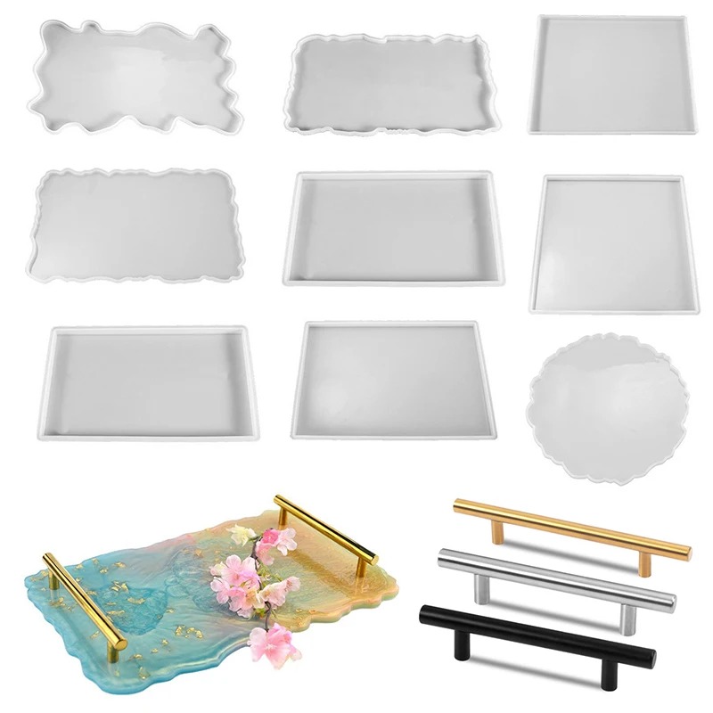 Tray Mold Rectangle - Baki Cetakan Silikon Resin Epoksi DIY