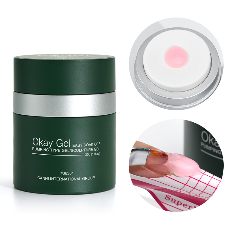 Uv Lamp Nail Resin - 30g CANNI Gel Ekstensi Pompa Udara