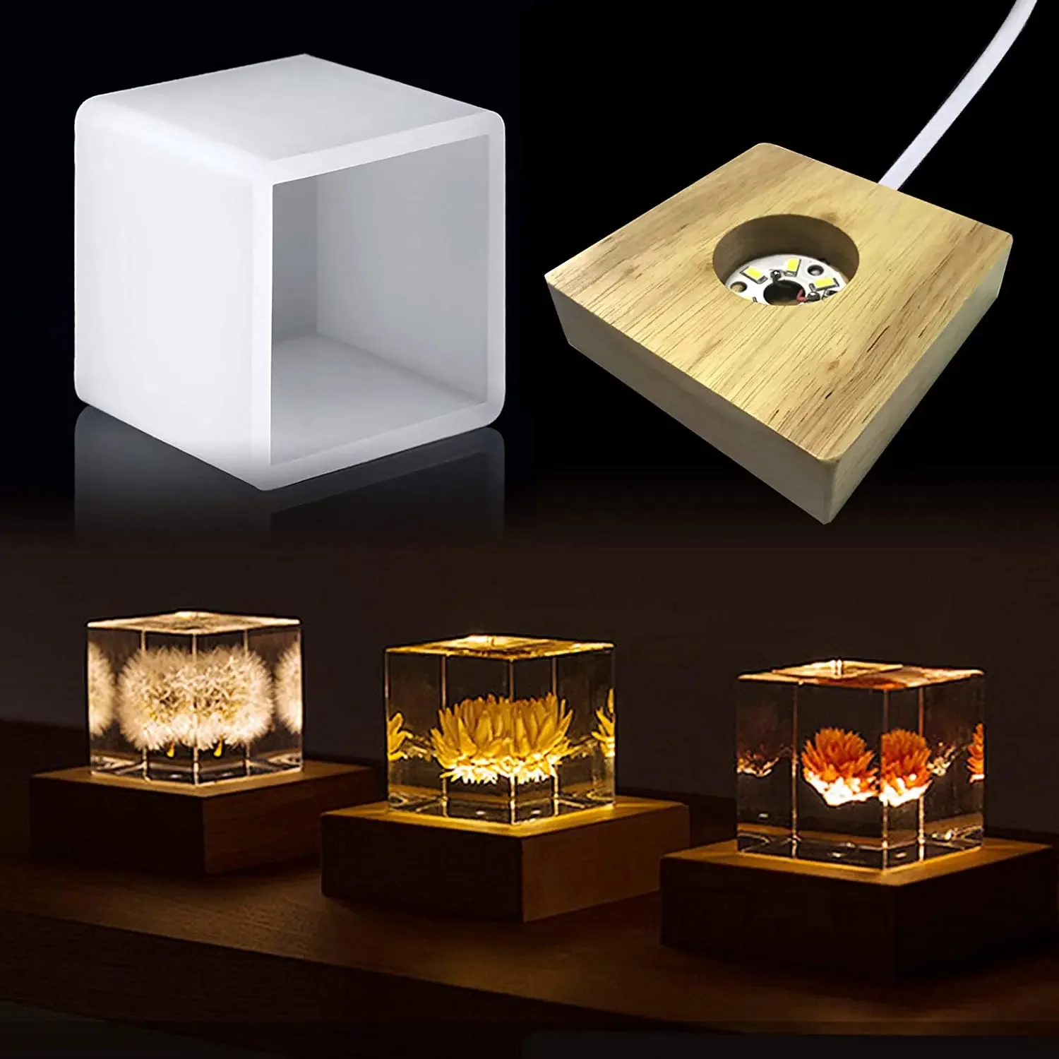 Cetakan Resin cahaya persegi,  - Resin Art Equipment ulasan dan harga