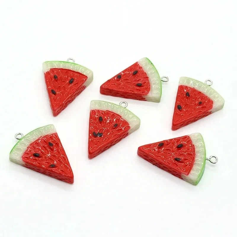 10 Buah Liontin Buah Mini Segi - Resin Art Calligraphy ulasan dan harga