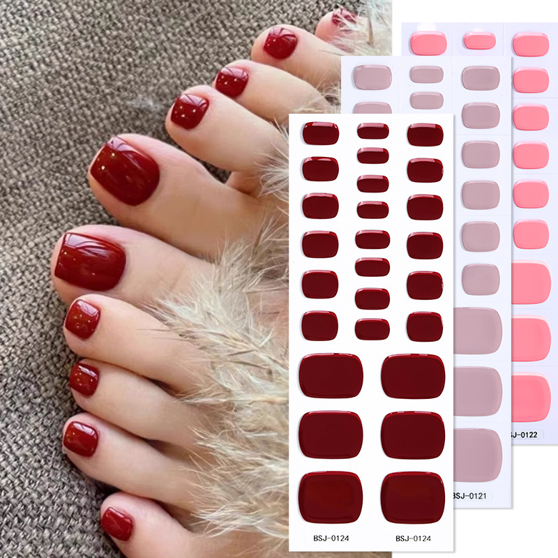 Stiker Kuku Gel Jari Kaki Warn - Uv Lamp Nail Resin ulasan dan harga