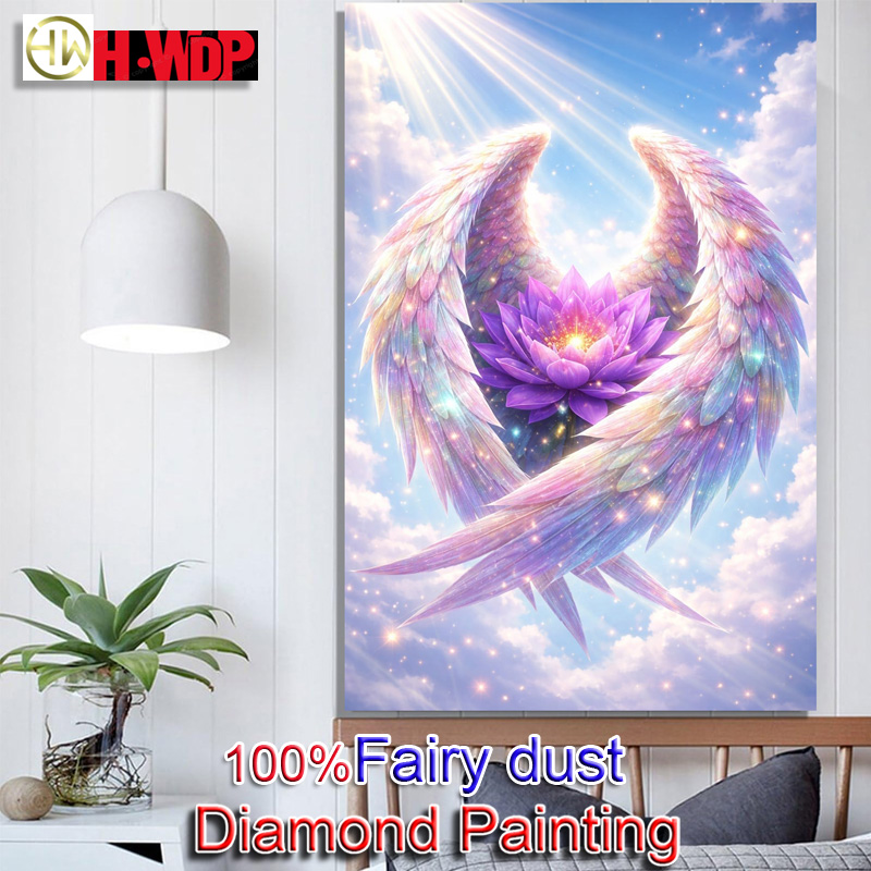 100% Kit Lukisan Berlian Fairy - Resin Art Wallpaper ulasan dan harga