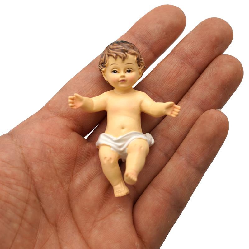 Patung boneka Yesus bayi, 6cm/ - Resin Art Baby ulasan dan harga