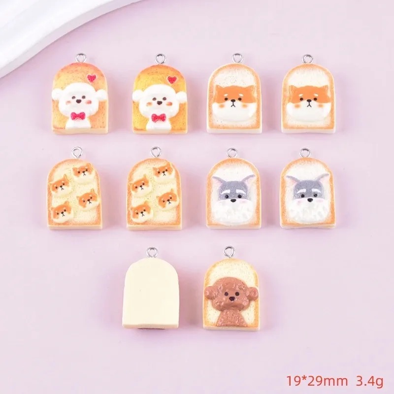 10 Buah Liontin Resin Anjing R - Resin Art Materials Kit ulasan dan harga