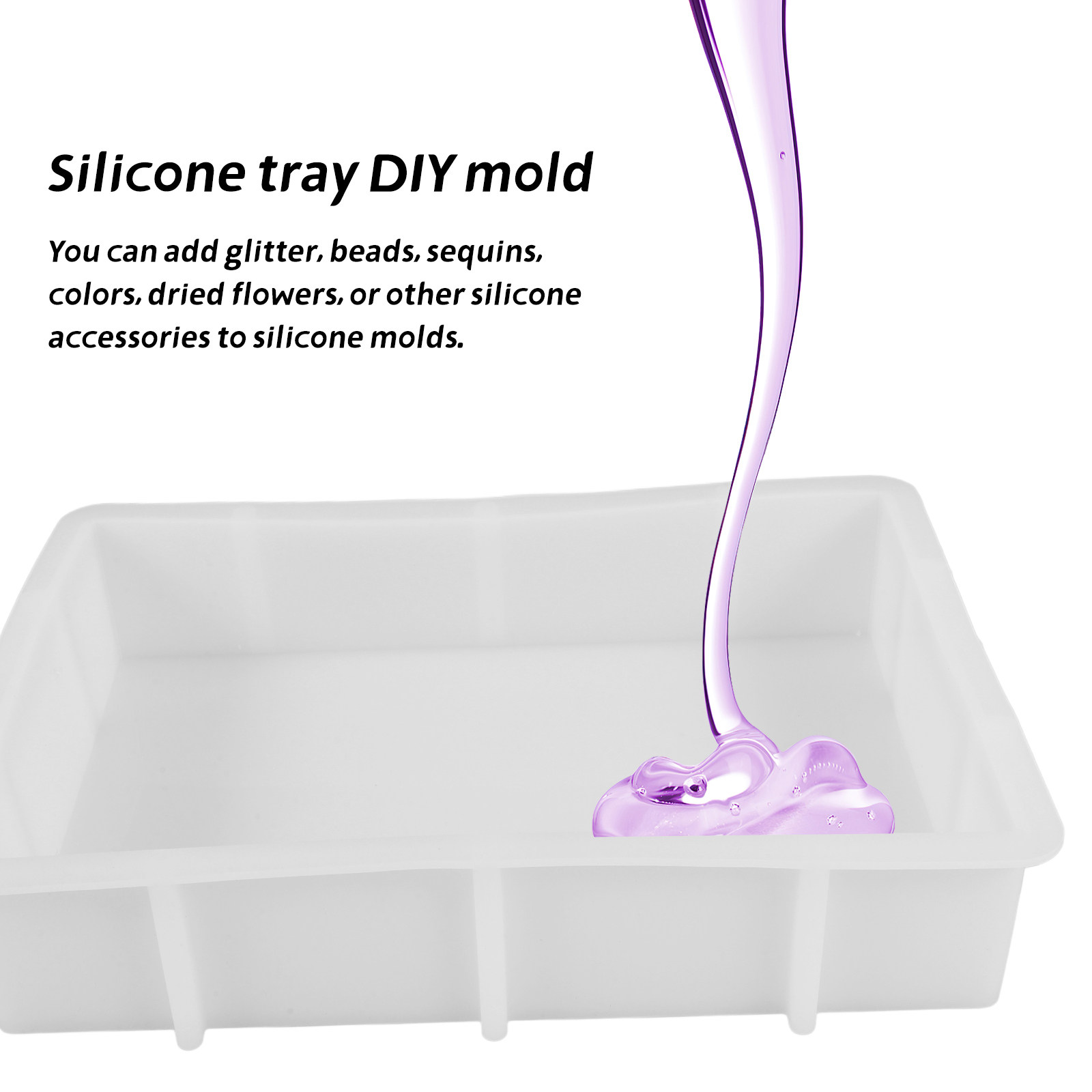 Cetakan Silikon Resin Persegi  - Tray Mold Rectangle ulasan dan harga