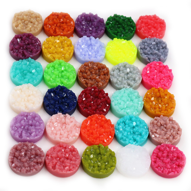 40 Buah Resin Druzy Cabochons  - Resin Art Calligraphy ulasan dan harga