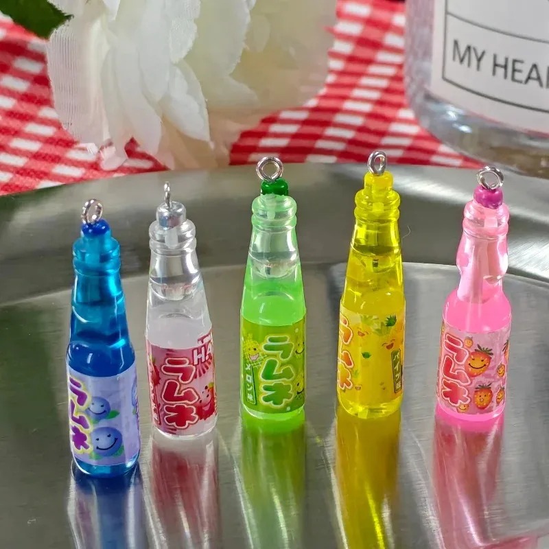 10 Buah Liontin Resin Botol So - Resin Art Calligraphy ulasan dan harga