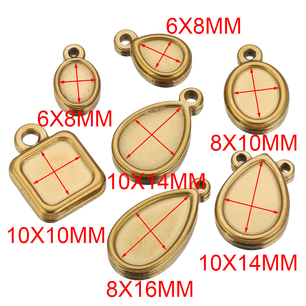 5 pcs Baki Liontin Persegi, Bu - Resin Art Calligraphy ulasan dan harga