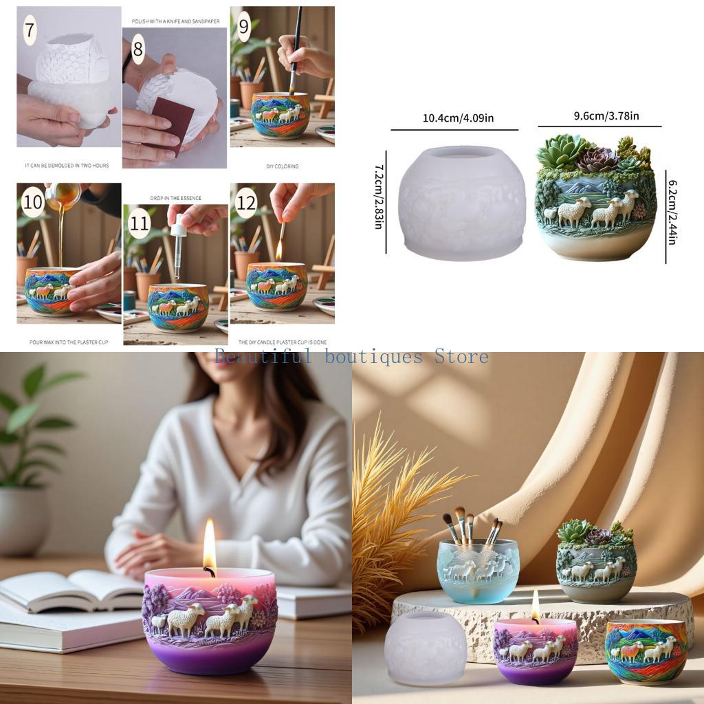 Cetakan Silikon Kambing Kreati - Resin Art Unique Ideas ulasan dan harga