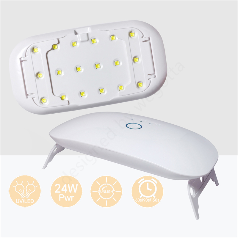 Lampu LED UV isi ulang USB 24W - Uv Lamp Nail Resin ulasan dan harga