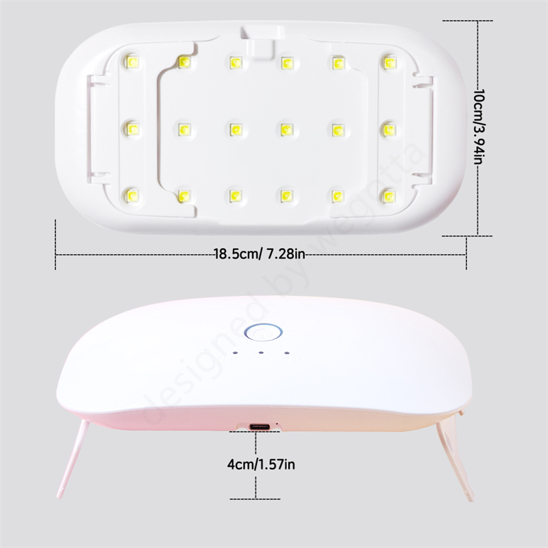 Lampu LED UV isi ulang USB 24W - Uv Lamp Nail Resin ulasan dan harga