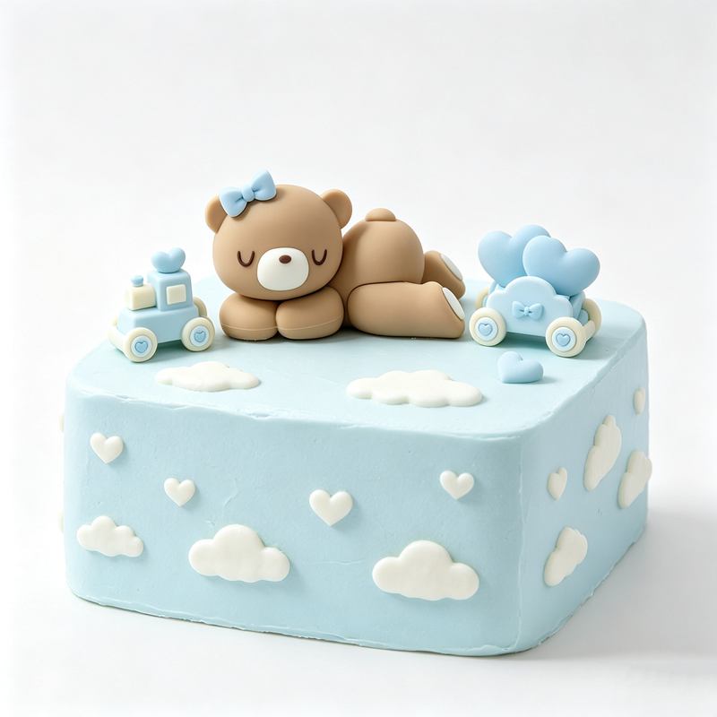 Hiasan Kue Ulang Tahun Beruang - Resin Art Baby ulasan dan harga