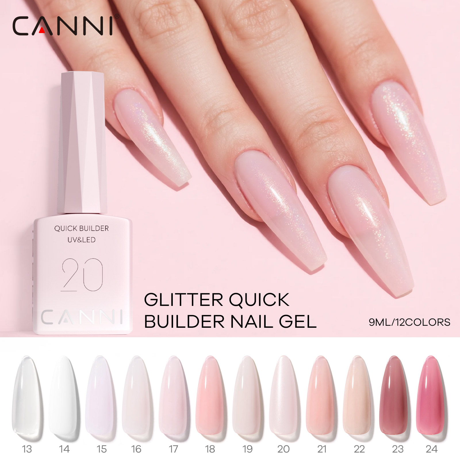 CANNI UV Gel Konstruksi Pemben - Uv Lamp Nail Resin ulasan dan harga