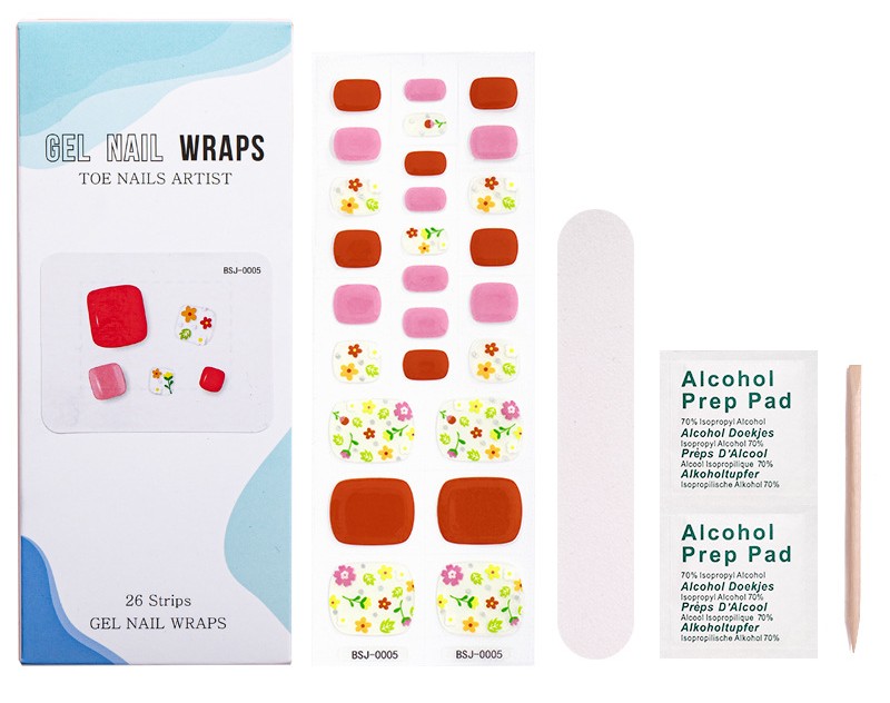 Stiker Kuku Gel untuk Jari Kak - Uv Lamp Nail Resin ulasan dan harga