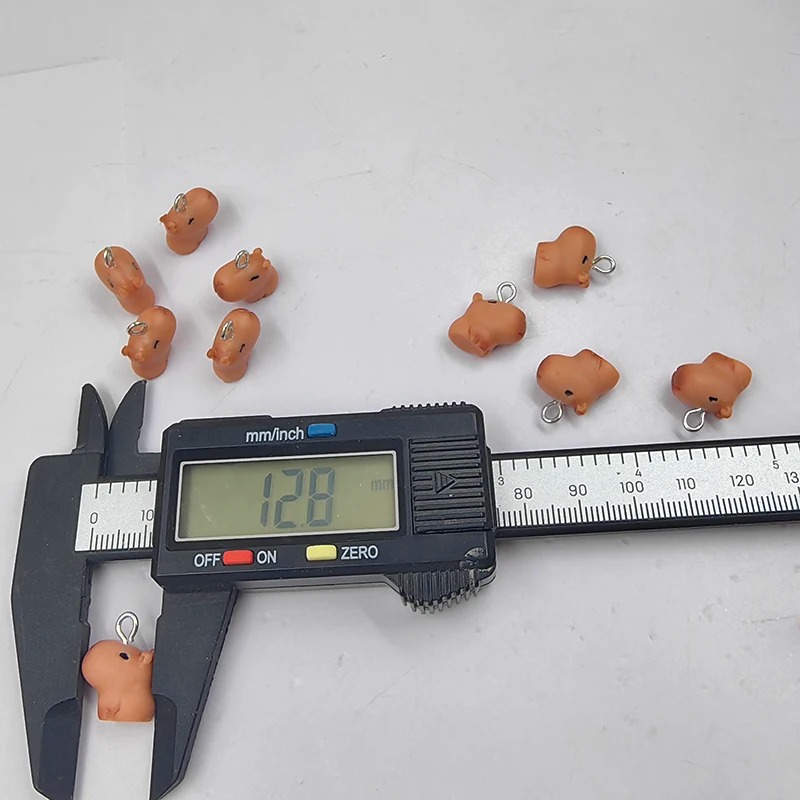 10pcs Gantungan Kunci Capybara - Resin Art Calligraphy ulasan dan harga