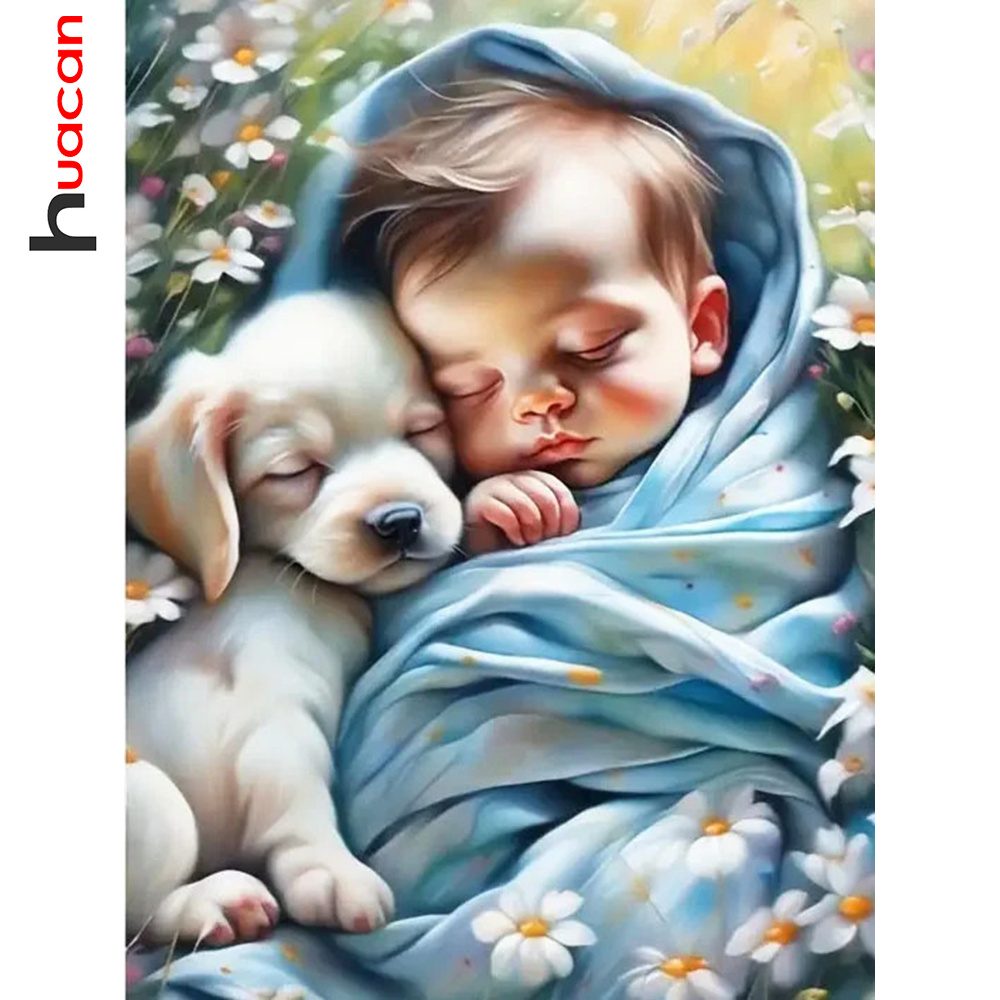 Huacan 5D Diy lukisan berlian  - Resin Art Wallpaper ulasan dan harga