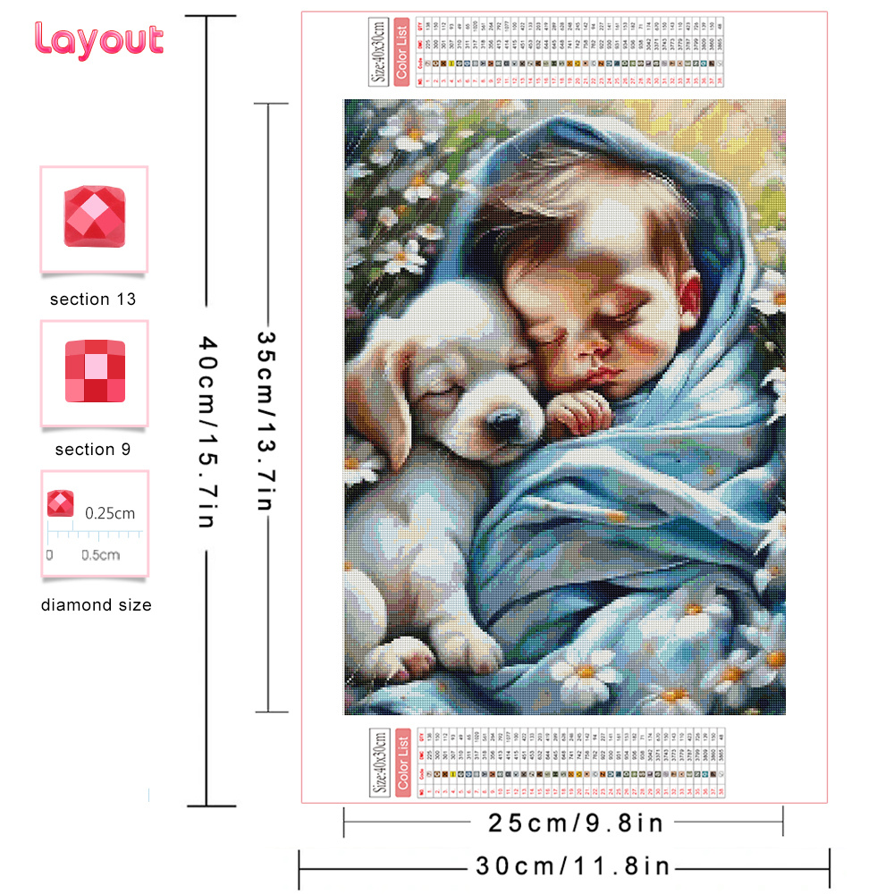 Huacan 5D Diy lukisan berlian  - Resin Art Wallpaper ulasan dan harga