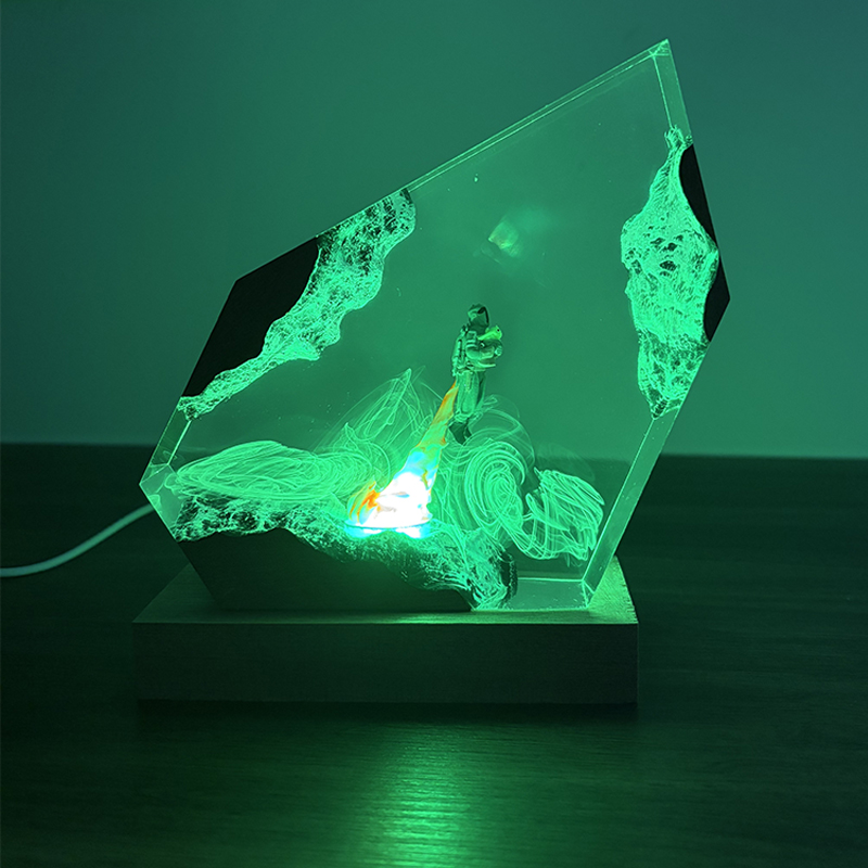 Lampu Meja Resin Figur Anime S - Resin Art Baby ulasan dan harga