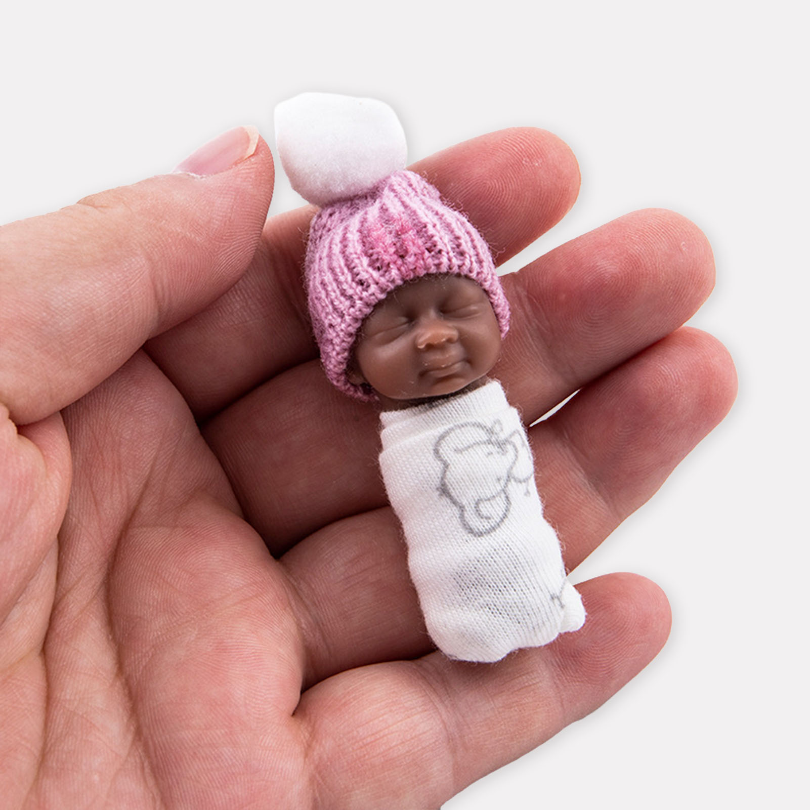 Boneka Bayi Reborn Miniatur 7c - Resin Art Baby ulasan dan harga