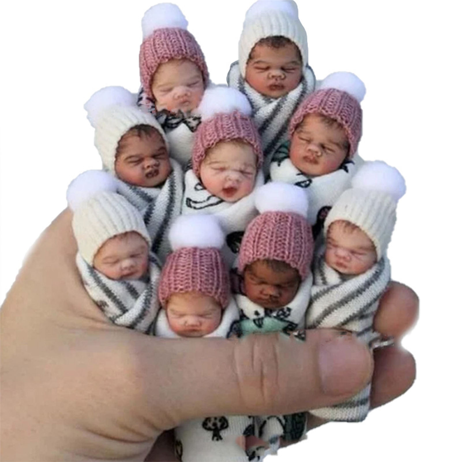 Boneka Bayi Reborn Miniatur 7c - Resin Art Baby ulasan dan harga