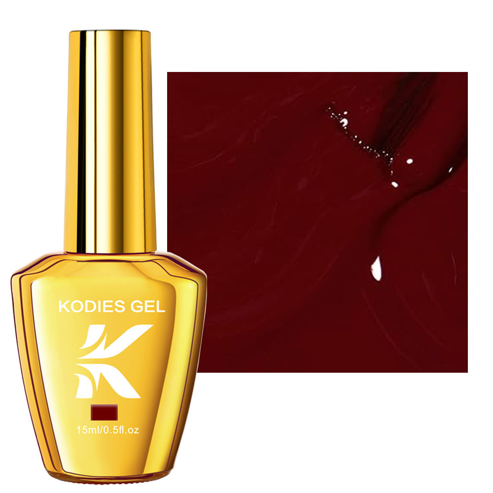 KODIES cat kuku GEL Burgundy,  - Uv Lamp Nail Resin ulasan dan harga