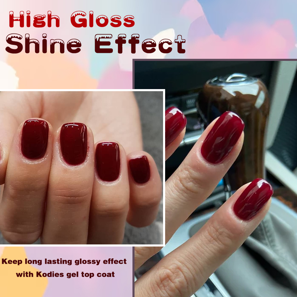 KODIES cat kuku GEL Burgundy,  - Uv Lamp Nail Resin ulasan dan harga