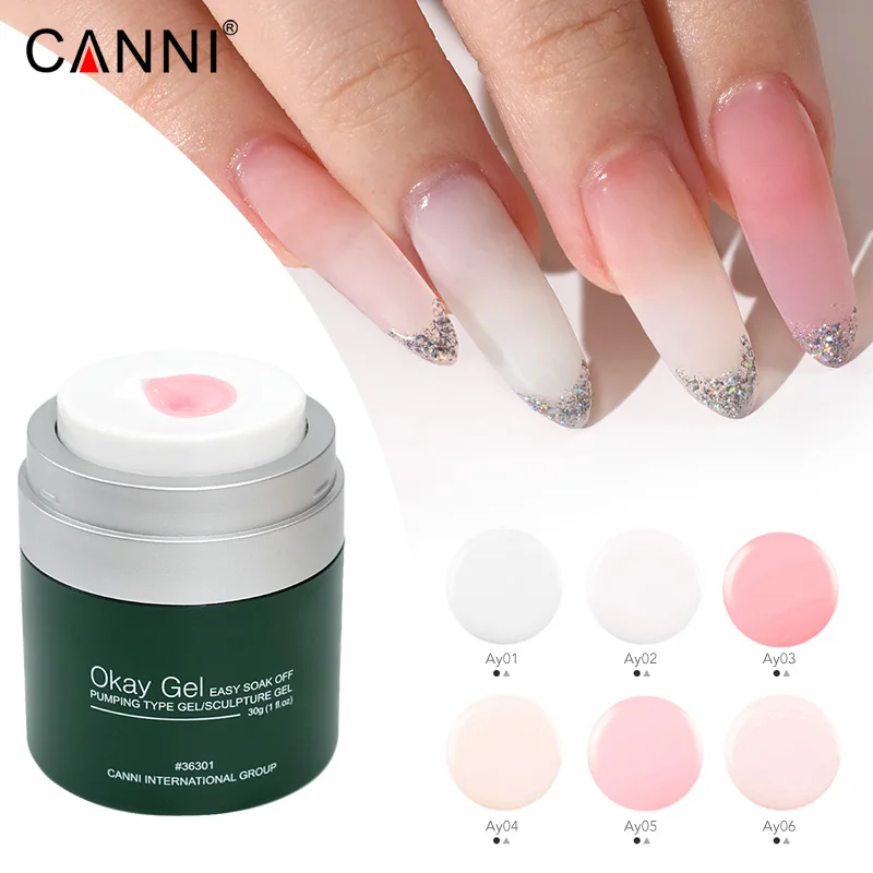 30g CANNI Gel Ekstensi Pompa U - Uv Lamp Nail Resin ulasan dan harga