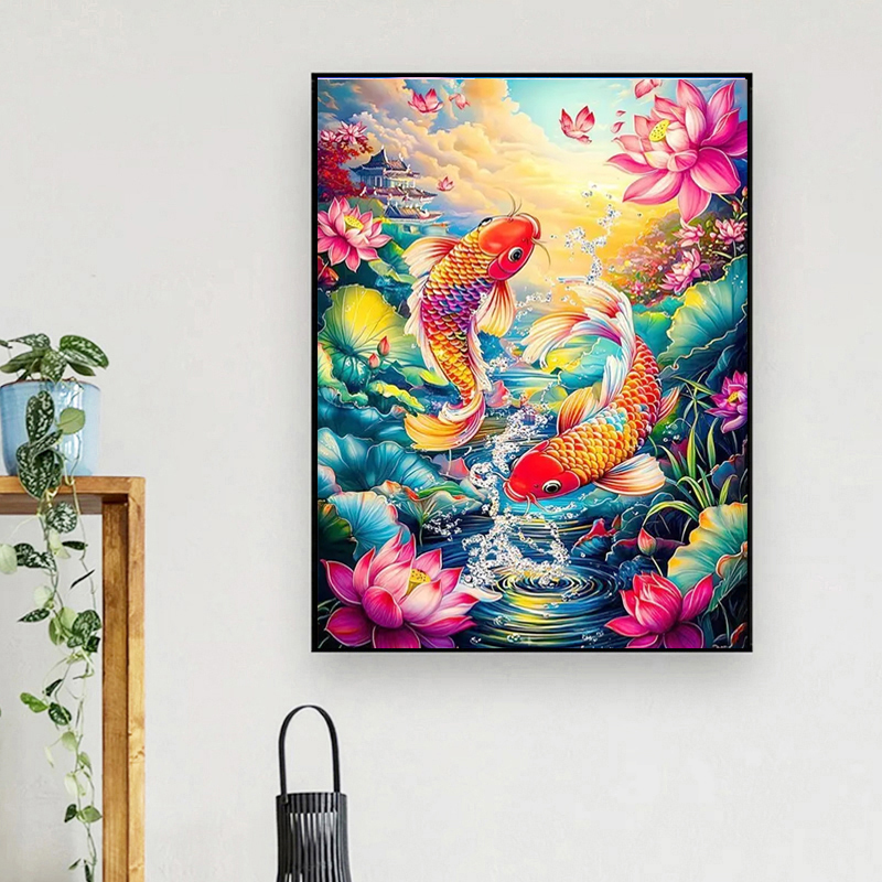 Lukisan Berlian AB Fairy Dust  - Resin Art Wallpaper ulasan dan harga