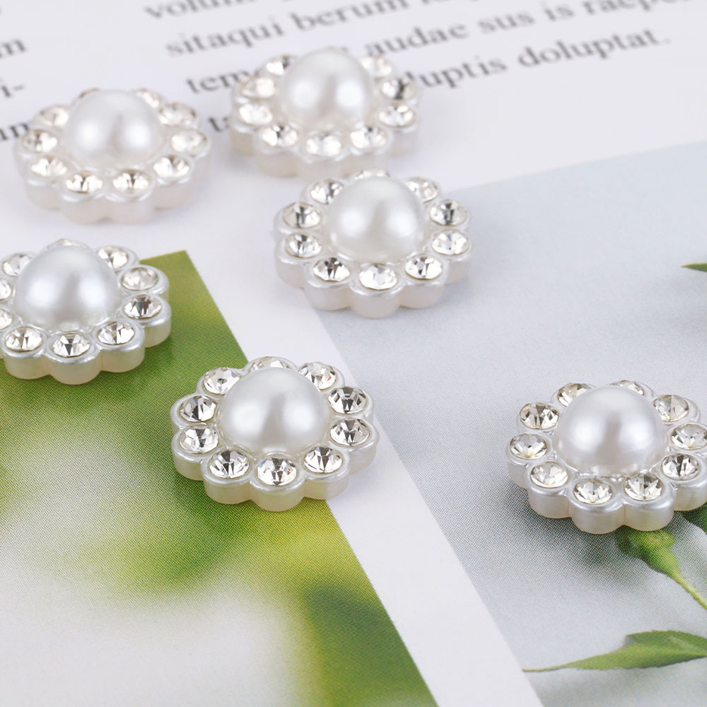 50 Buah Tambalan Bunga Mutiara - Resin Art Calligraphy ulasan dan harga