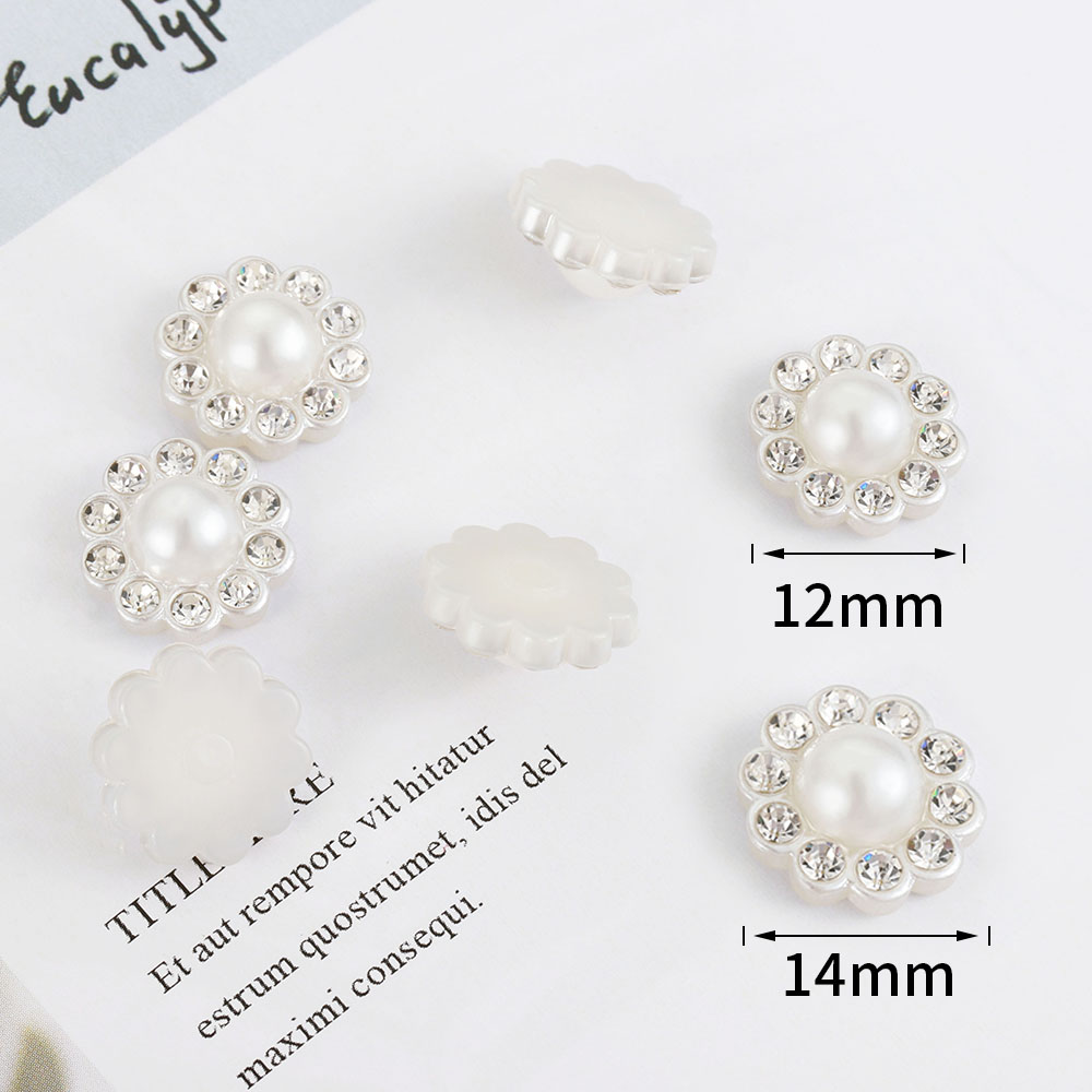 50 Buah Tambalan Bunga Mutiara - Resin Art Calligraphy ulasan dan harga